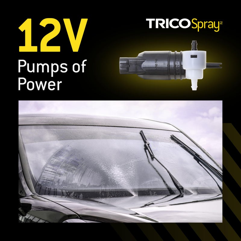 TRICO Spray Automotive Replacement Windshield Washer Pump (11-523) Fits Select Chrysler, Dodge, Jeep, and Plymouth Model Years - Image 3